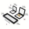 PP Jewelry Box, Simple Clear Jewelry Storage Box for Home and Travel, Gift for Valentine's Day Back To School