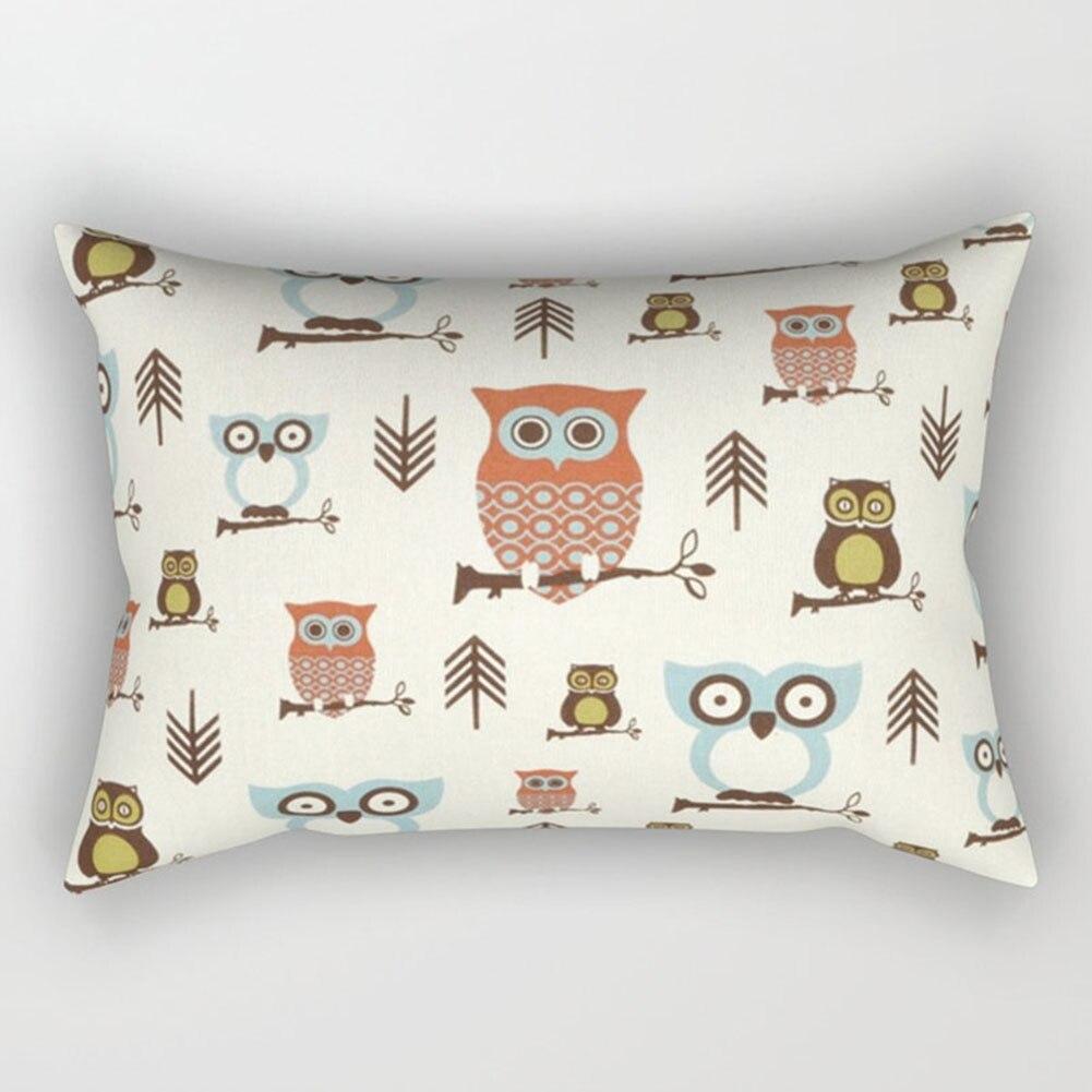30x50cm Cute Cartoon Small Animal Elegant Couple Home Living Room Bedroom Decorative Rectangle Pillow Case Sofa Cushion Cover