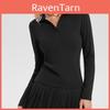 Womens Golf Polo Shirt With Breathable Spandex For Fitness And Running Activities