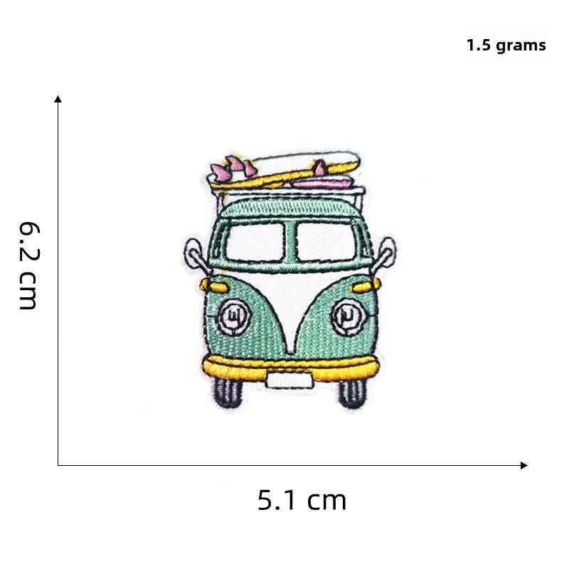 Cartoon Planet Embroidered Cloth Patch - Round Applique for Bag or Clothing Decoration
