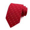 New Men's Classic Floral Dot Tie Luxury 8cm Jacquard Neck Tie Necktie For Men Business Wedding Party Daily Wear Accessory