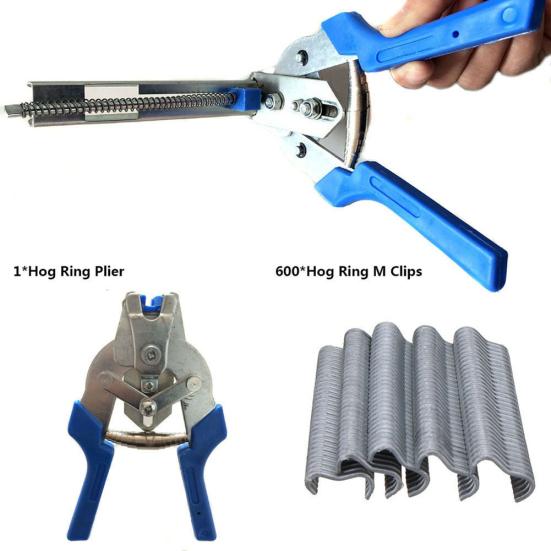 1Pc Ring Pliers or 600pcs M Clips Anti-slip Handle Metal Hand Tool