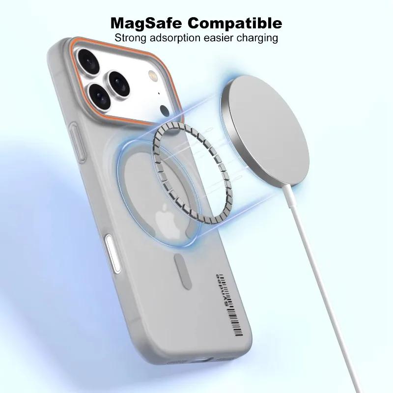 Original Phone Feel Premium Matte Clear Case For IPhone 17 Pro Max Air 16E 15 14 Plus 13 12 11 Magnetic Wireless Charging Cover