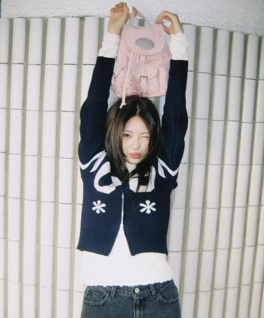 Lotsyou Lotsyou_Nostalgia Chubby Backpack Pink