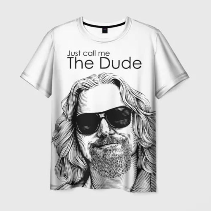 Film The Big Lebowski The Dude Tričko 3D potisk Pánské Dámské Unikátní Tričko Topy Móda Unisex Velká Velikost Streetwear Oblečení