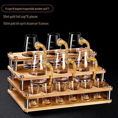 Shangqi Glass Baijiu Decanter and Cup Set