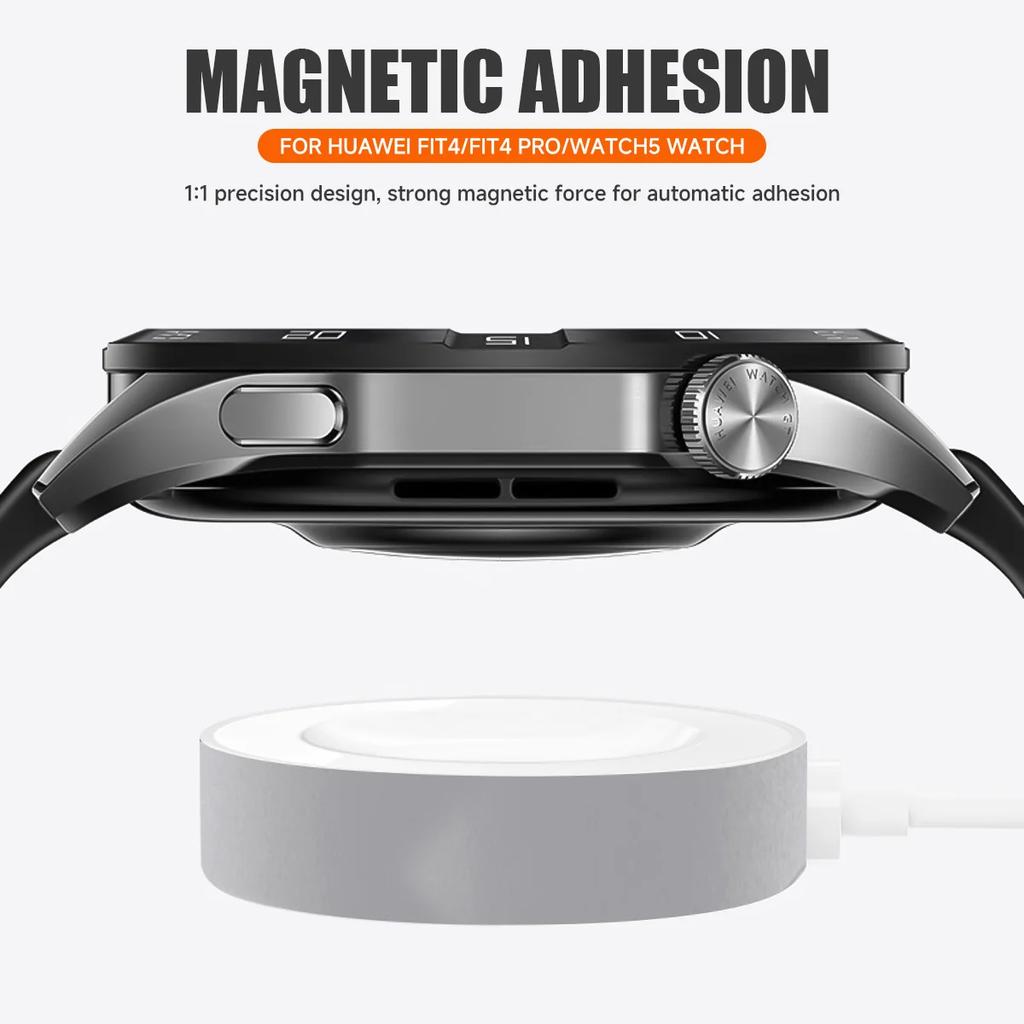 Cargador de Base de Metal para Huawei Watch Fit 4 Pro/ GT 5 Pro/ Gt 4/ GT3 Pro/ GT Runner/ Ultimate Base de Carga para Huawei Watch 5/ D2