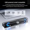 USB Wired Speaker Computer Bluetooth Speaker LED Light Bar Stereo Subwoofer Bass Speaker Surround Sound Box For PC Laptop Phone