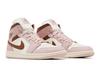 Jordan 1 Mid Pink Oxford Brown (Women's)