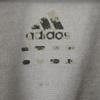 Adidas Track Jacket L Gray Jersey Men's Used