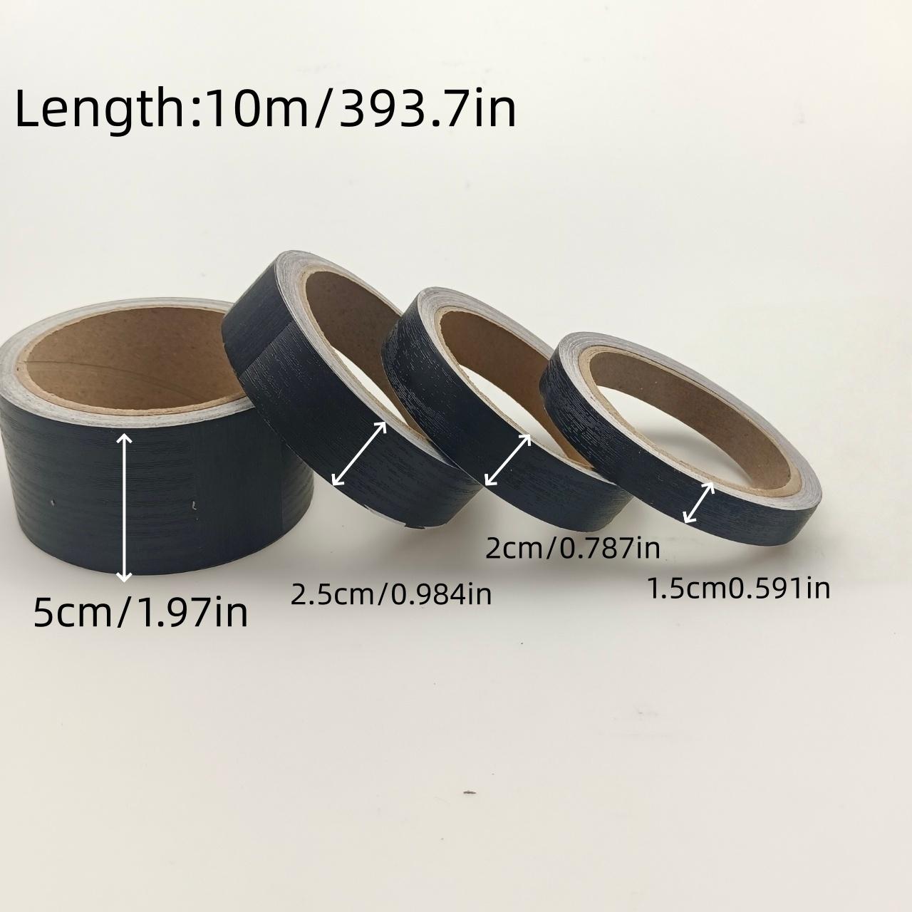 1PC 10m/393.7in Wood Grain Edging Tape PVC Self Adhesive Refurbished Self-adhesive Edge Band Thickened 1.5cmx10m