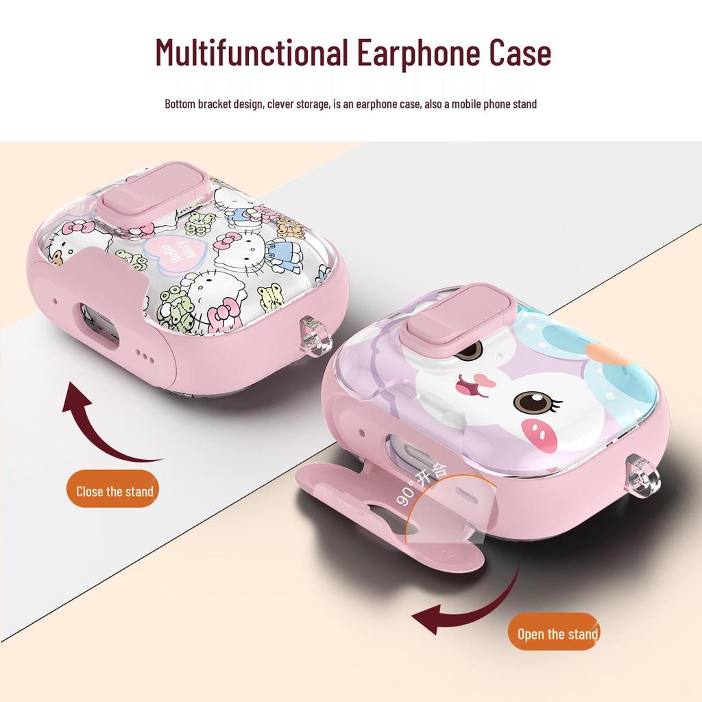 Étui de protection à motif dessin animé pour AirPods Pro 3 et 4e génération