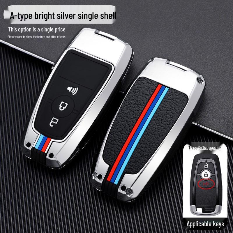 2020 Ford Escape & 2022 Mondeo Edge Two-Button Car Key Case