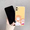 Anime Doma U-Umaru Phone Case For iPhone17,16,15,14,13,12,11 Plus,Pro Max Soft Transparent Cover