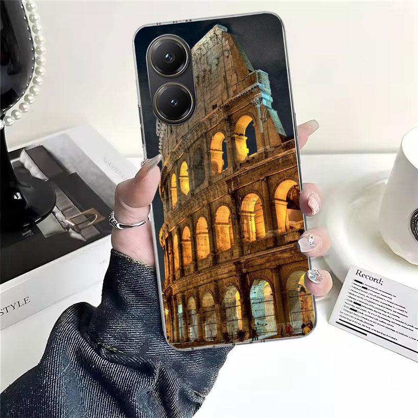 Roman Colosseum Soft Phone Case For Xiaomi Redmi 15C 15 13C 13 Poco X5 X6 X7 F7 Ultra M7 12C 12 10 10C 9C 9A 9T 9 Fundas Poco X3
