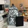Women's Star Printed Backpack with Coin Purse