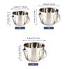 Separator de Grăsime cu Capac și Design cu Gura Dublă, Strecurătoare din Oțel Inoxidabil pentru Sosuri și Gravy pentru Supă, Ciorbă, Tocană, Mâner Rece la Atingere