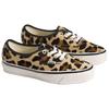 Vans Premium Authentic Pony Hair Leopard Comfort Fit Unisex Skate Shoes Tan Brown VN000EK4UOV