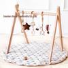 Solid Wood Baby Gym Frame - Children's Room Decor & Play Props