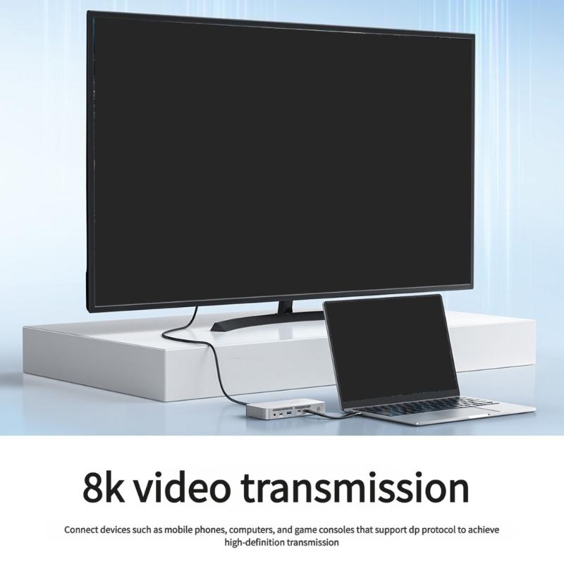 Portable USB C Keychain Charging Cord 10Gbps Data Transfer 8K/4K Display Universal Compatibility for Laptops Phones