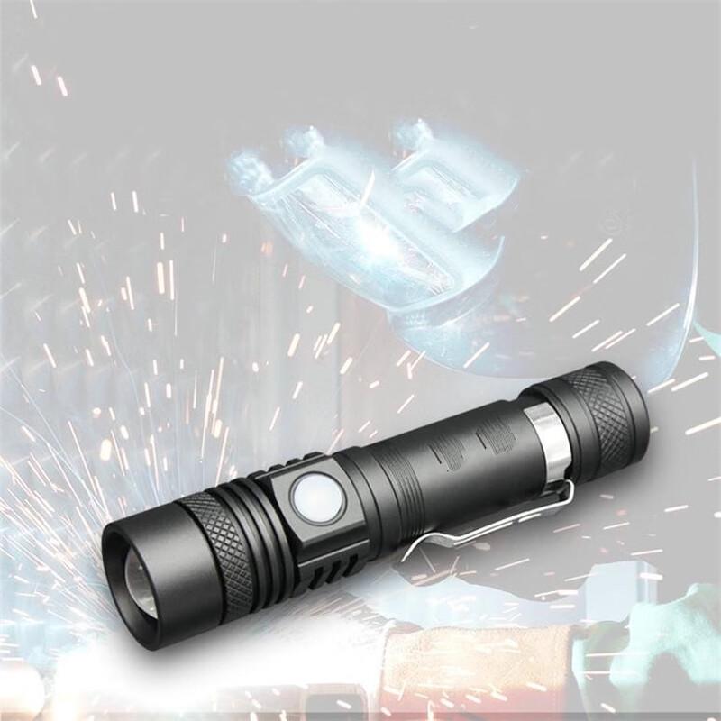 Nu Feng Telescopic Rechargeable LED Flashlight (2-Pack)