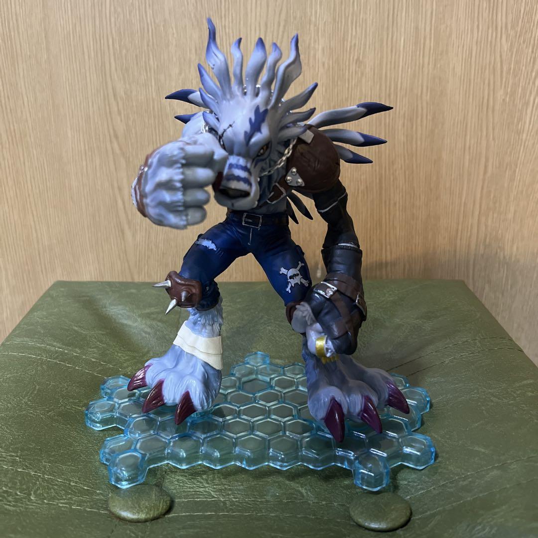 

[USED] Digimon Adventure Wargarurumon Figure PVC Product Garage Kit