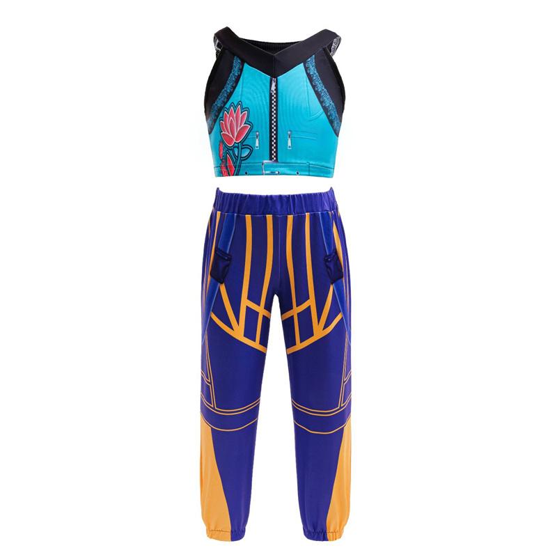 Girls Cartoon Cosplay Sets Children Fashion Stage Performance Clothing Outfits Kids Movie Role-playing Costume Suits 3-12 Years