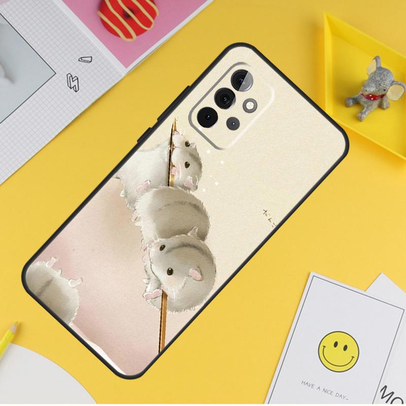 Hamsters Case For Samsung Galaxy A15 A17 A54 A34 A14 A13 A23 A33 A53 A52 A32 A12 A56 A36 A16 A35 A55