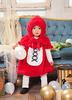 Clear Stone Marshmallow Baby Cosplay Halloween Little Red Riding Hood Baby 80cm Red Costume