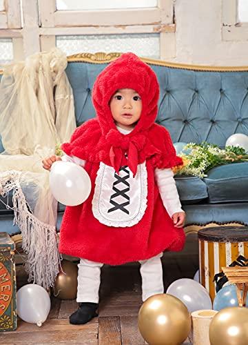 Clear Stone Marshmallow Baby Cosplay Halloween Little Red Riding Hood Baby 80cm Red Costume