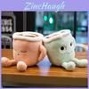 Schattig En Comfortabel Matcha Latte Koffiekop Knuffel voor Gezellige Decoratie