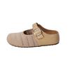 Thick-bottomed Half-slippers Women's 2025 Summer New Fashionable Versatile and Comfortable Outer Wear Light and One-footed Cool Slippers