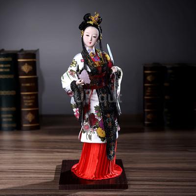 Bonecas Estilo Antigo Boneca Chinesa Criativa da Dinastia Qing Doze Artesanatos de Cabelo Dourado de Sonho na Mansão Vermelha Melhor Presente