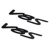 2 Piezas V8S Insignia Logo Emblema Coche Deportivo Negro Brillante Pegatina V8