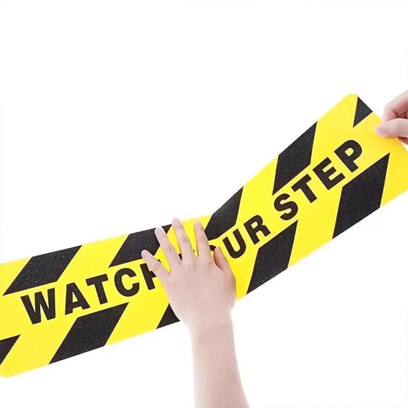 PVC Black Frosted Anti-slip Reflective Stair Strips: Waterproof, Wear-resistant, High Adhesion. 1 шт.)