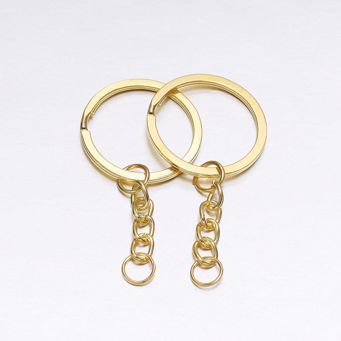 

5шт брелок для ключей с звеньями брелок для ключей DIY подвеска разделенные кольца