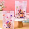 50Pcs Cartoon Animal Plastic Bags Snowflake Crisp Cookies Nougat Portable Ziplock Self Sealing Party Gift Packaging