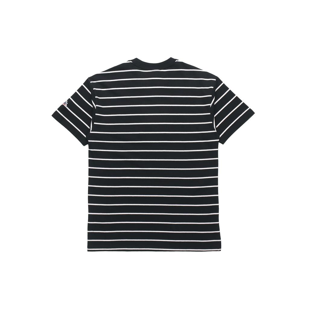 Nike Breathable Striped Short Sleeve Sportswear T-Shirt Men Tops Black DM8880-010