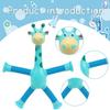 Foretrekker lysende gave Pedagogisk stressfrigjøring Animal Sucker Toys Giraffe Pop Tubes Sensoriske Leker