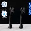 Curaprox Sonic Electric Toothbrush Black is White is Replacement Brush Heads (Black White) (2-pack)