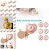 Stunning Crystal Rhinestone Baby Soothers And Pacifier Clips Bpa-free Silicone
