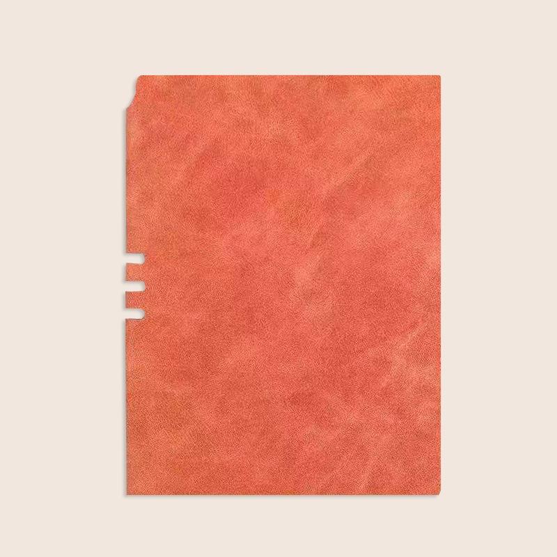 Simple A5 Pu Faux Leather Insert Notebook For Business Office Classic Printed