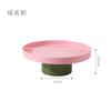 Dopamine High-Footed Round Tray Fruit Plate Simple Style Home Desktop Office Sundries Storage Box Nordic Ins-Style