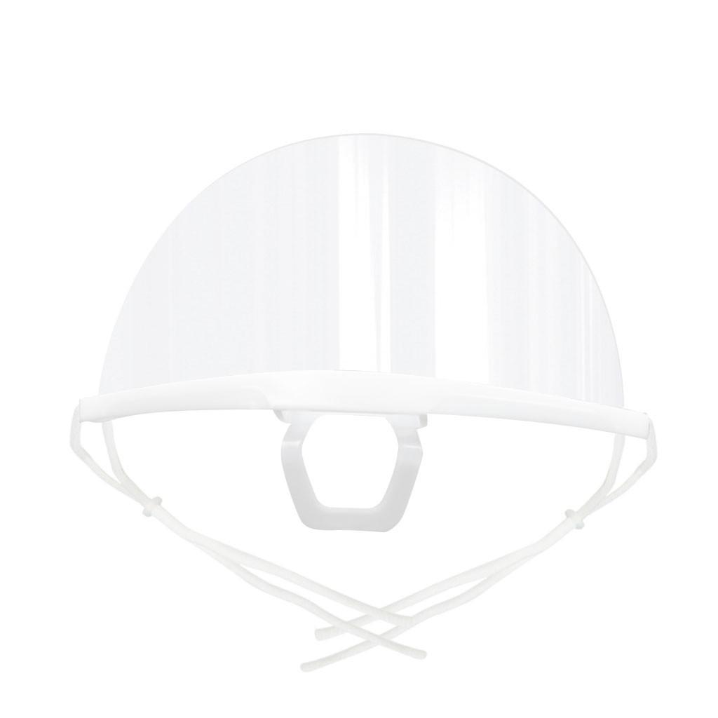 

Прозрачная противокапельная маска для лица и рта для официантов ресторана белый