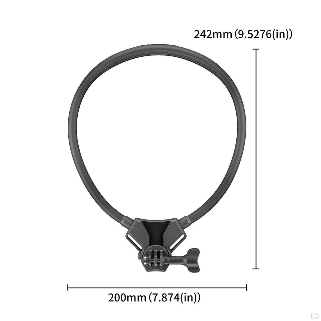 Selfie Holder Camera Mount Strap Flexible Easy Installation Anti Slip Neck Necklace for