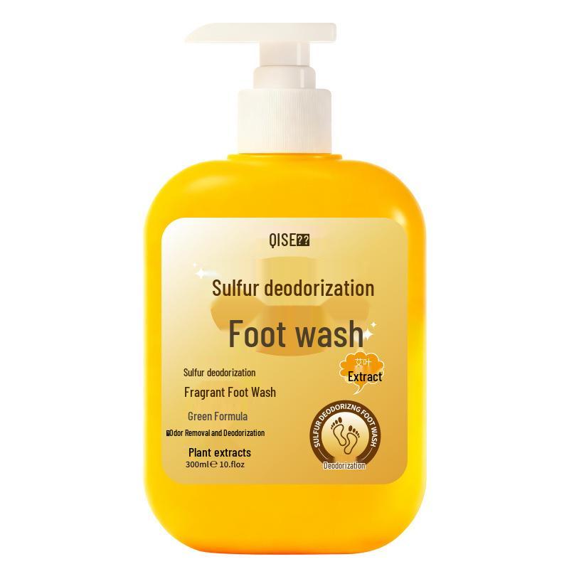 

Qise Antibacterial Foot Wash: Deodorizes and Relieves Sweaty, Odorous Feet with Fragrant Care. 300ml