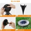 Solar-Powered Garden Lights, Recessed Outdoor Lighting, Aluminum Alloy, In-Ground Mount, IP68 Waterproof, Solar Powered, Automatic OnOff, Light