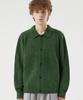 Trillion Wool Boucle Collar Cardigan Knit (Forest Green)