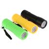 Mini Portable Abs Multifunctional Mini Strong Light Flashlight 9Leds Use Aaa Battery Flashlight Camping Emergency Flashlight