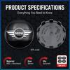 4 Stück 60mm Auto Radnabenkappe Felgenabdeckung Für MINI Cooper One S Clubman R50 R53 R56 R60 F55 F56 R57 R58 R59